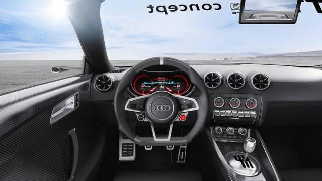 A velocidade máxima é de 280 km/h | <a href="https://quatrorodas.abril.com.br/noticias/fabricantes/audi-revela-tt-ultra-quattro-concept-739649.shtml" rel="migration">Leia mais</a>