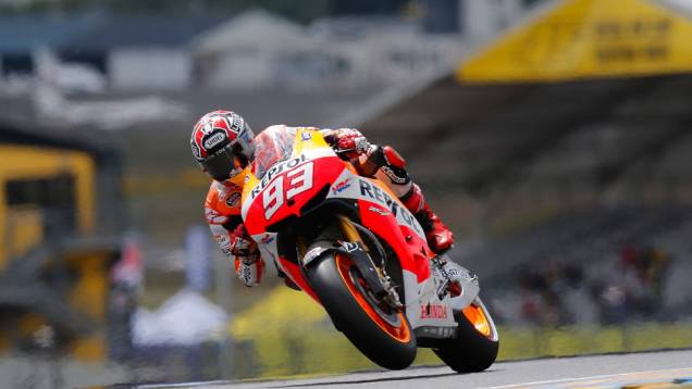 Marc Márquez (Repsol Honda Team) conquista pole em Le Mans, a segunda do ano | <a href="https://quatrorodas.abril.com.br/moto/noticias/motogp-marquez-conquista-pole-le-mans-741738.shtml" rel="migration">Leia mais</a>