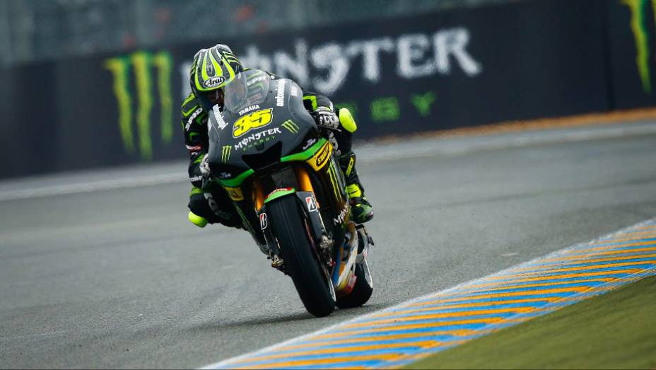 Cal Crutchlow (Monster Yamaha Tech 3) garantiu o segundo lugar | <a href="https://quatrorodas.abril.com.br/moto/noticias/motogp-pedrosa-vence-corrida-le-mans-741797.shtml" rel="migration">Leia mais</a>