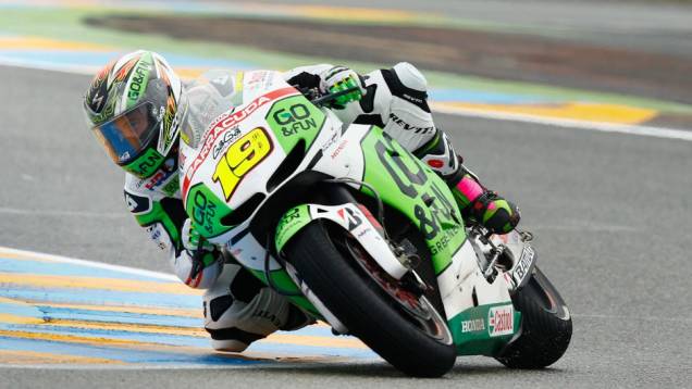 Alvaro Bautista (GO&FUN Honda Gresini) ficou com o sexto lugar | <a href="https://quatrorodas.abril.com.br/moto/noticias/motogp-pedrosa-vence-corrida-le-mans-741797.shtml" rel="migration">Leia mais</a>