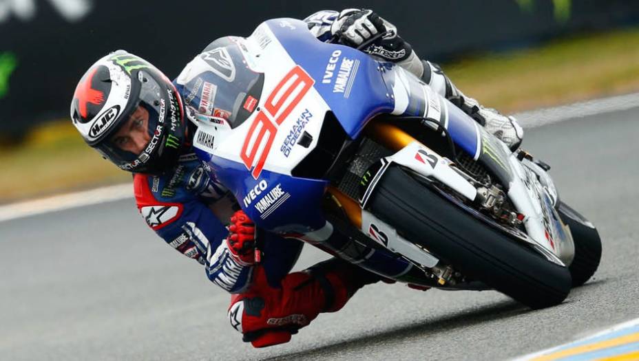 Jorge Lorenzo (Yamaha Factory Racing) terminou a prova em sétimo | <a href="https://quatrorodas.abril.com.br/moto/noticias/motogp-pedrosa-vence-corrida-le-mans-741797.shtml" rel="migration">Leia mais</a>