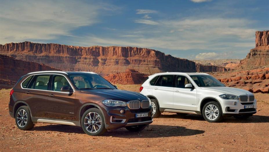 Novo BMW X5 estará disponível a partir de novembro deste ano | <a href="https://quatrorodas.abril.com.br/saloes/frankfurt/2013/bmw-x5-2014-753162.shtml" rel="migration">Leia mais</a>