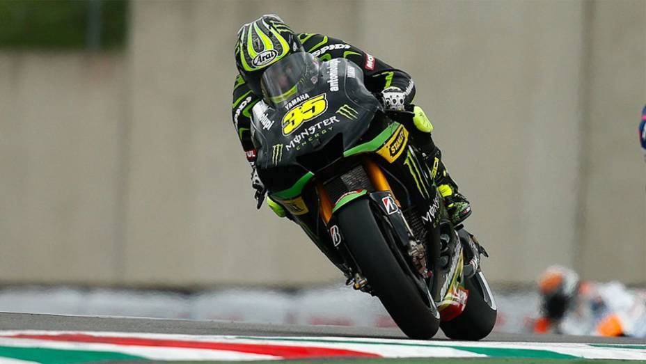 Cal Crutchlow, também com uma Yamaha, ficou em terceiro | <a href="https://quatrorodas.abril.com.br/moto/noticias/motogp-yamaha-domina-treino-mugello-742926.shtml" rel="migration">Leia mais</a>