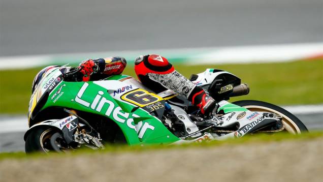 O alemão Stefan Bradl (LCR Honda MotoGP) ficou com o oitavo tempo | <a href="https://quatrorodas.abril.com.br/moto/noticias/motogp-yamaha-domina-treino-mugello-742926.shtml" rel="migration">Leia mais</a>