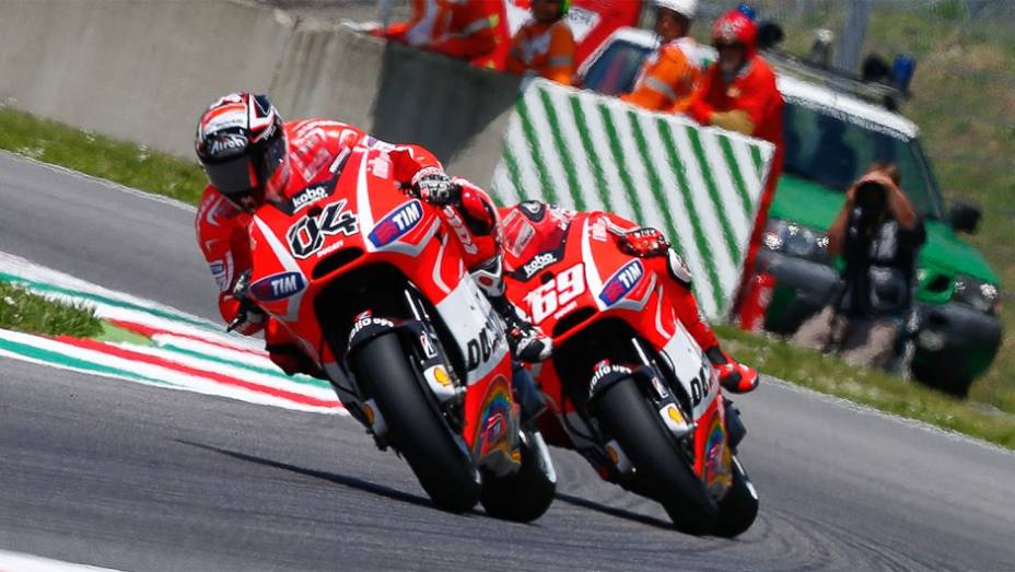 Andrea Dovizioso garantiu o quinto lugar | <a href="https://quatrorodas.abril.com.br/moto/noticias/motogp-lorenzo-vence-prova-mugello-742903.shtml" rel="migration">Leia mais</a>