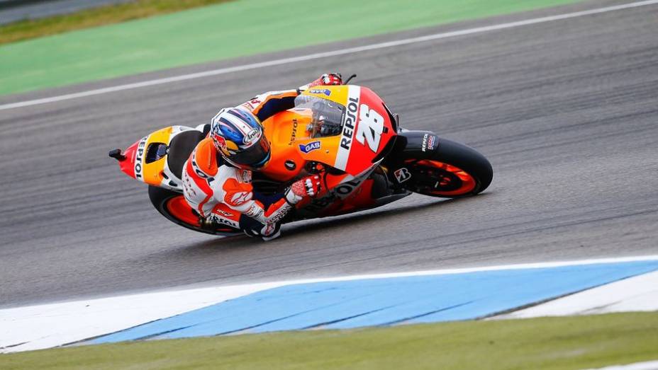 Dani Pedrosa, líder do campeonato, foi o quarto | <a href="https://quatrorodas.abril.com.br/moto/noticias/motogp-rossi-reencontra-vitoria-assen-745441.shtml" rel="migration">Leia mais</a>