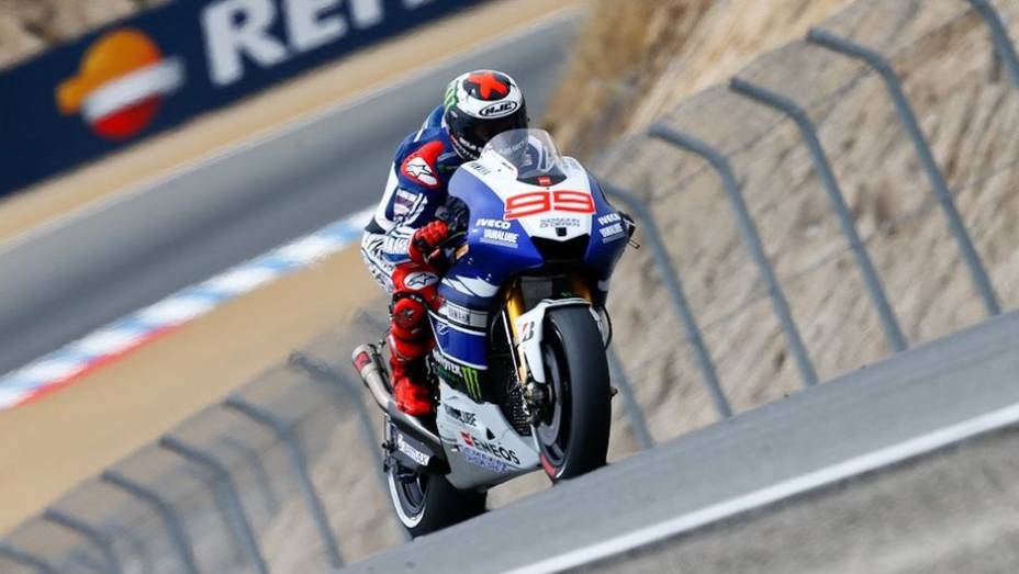 Em recuperação, Jorge Lorenzo (Yamaha Factory Racing) foi o sexto | <a href="https://quatrorodas.abril.com.br/moto/noticias/motogp-marquez-lidera-laguna-seca-747560.shtml" rel="migration">Leia mais</a>