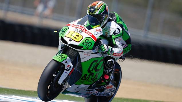 Álvaro Bautista (GO&FUN Honda Gresini) foi o terceiro mais rápido | <a href="https://quatrorodas.abril.com.br/moto/noticias/motogp-bradl-surpreende-pole-eua-747594.shtml" rel="migration">Leia mais</a>