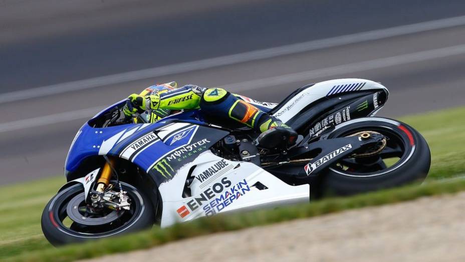 Valentino Rossi (Yamaha Factory Racing) ficou apenas em sexto | <a href="https://quatrorodas.abril.com.br/moto/noticias/motogp-marquez-lidera-1-2-honda-sexta-feira-750256.shtml" rel="migration">Leia mais</a>