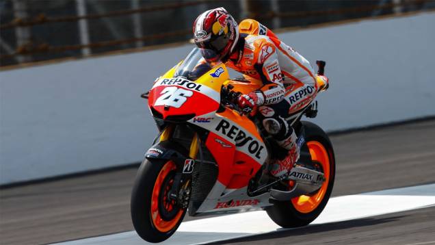 Dani Pedrosa foi o terceiro | <a href="https://quatrorodas.abril.com.br/moto/noticias/motogp-marquez-pole-indianapolis-750328.shtml" rel="migration">Leia mais</a>