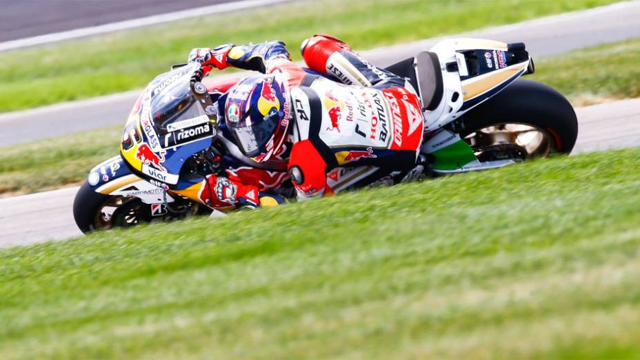 Stefan Bradl foi o oitavo nos EUA | <a href="https://quatrorodas.abril.com.br/moto/noticias/motogp-marquez-pole-indianapolis-750328.shtml" rel="migration">Leia mais</a>