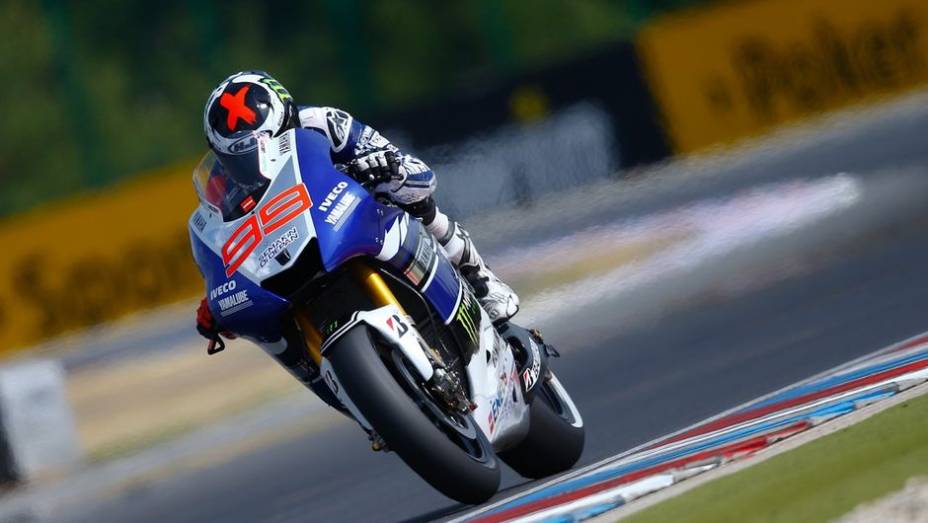 Jorge Lorenzo (Yamaha Factory Racing) obteve o quinto posto | <a href="http://quatrorodas.abril.com.br/moto/noticias/motogp-crutchlow-pole-brno-751184.shtml" rel="migration">Leia mais</a>