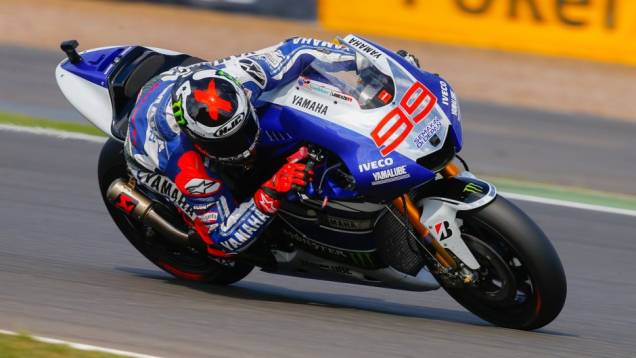 Jorge Lorenzo (Yamaha Factory Racing) liderou os treinos de sexta-feira em Silverstone | <a href="https://quatrorodas.abril.com.br/moto/noticias/motogp-lorenzo-lidera-sexta-feira-751904.shtml" rel="migration">Leia mais</a>