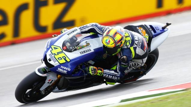 Valentino Rossi (Yamaha Factory Racing) ficou em quinto | <a href="https://quatrorodas.abril.com.br/moto/noticias/motogp-lorenzo-lidera-sexta-feira-751904.shtml" rel="migration">Leia mais</a>