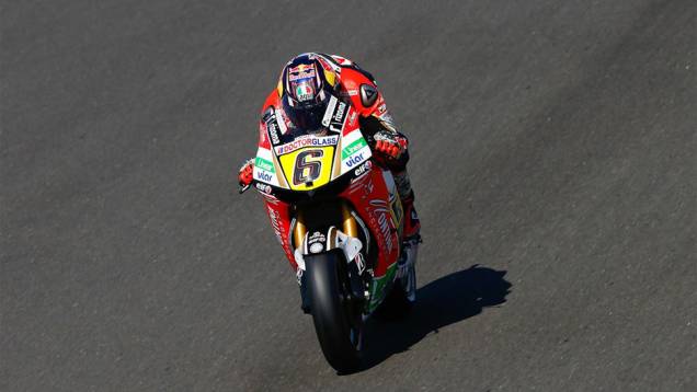 Stefan Bradl foi o sexto em Silverstone | <a href="https://quatrorodas.abril.com.br/moto/noticias/motogp-lorenzo-bate-marquez-silverstone-752002.shtml" rel="migration">Leia mais</a>