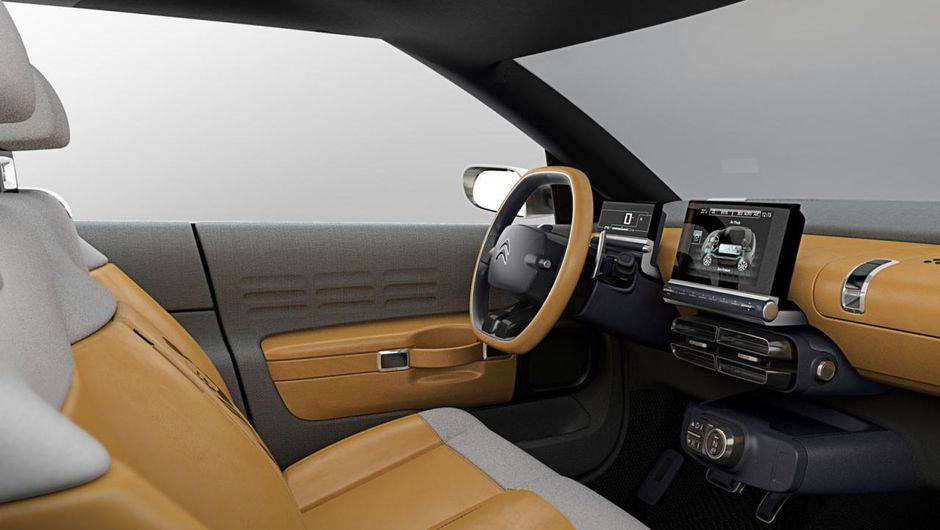 ...revestimento interno em couro com detalhes met&aacute;licos e sistema multim&iacute;dia - que sugere a presen&ccedil;a de motoriza&ccedil;&atilde;o h&iacute;brida ou el&eacute;trica | <a href="https://quatrorodas.abril.com.br/saloes/frankfurt/2013/citroen-cactus-concept-752359.shtml" rel="migration">Leia mais</a>