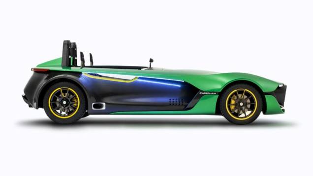 O modelo é equipado com um bloco derivado do Ford Duratec naturalmente aspirado, que entrega 237 cavalos de potência | <a href="https://quatrorodas.abril.com.br/noticias/fabricantes/caterham-apresenta-aeroseven-concept-754703.shtml" rel="migration">Leia mais</a>