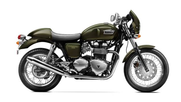 Motocicleta é inspirada nos anos 1960 | <a href="http://quatrorodas.abril.com.br/moto/noticias/triumph-revela-lancamentos-salao-duas-rodas-756393.shtml" rel="migration">Leia mais</a>