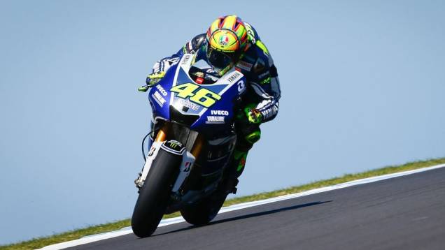 Valentino Rossi (Yamaha Factory Racing) fechará a primeira fila | <a href="https://quatrorodas.abril.com.br/moto/noticias/motogp-lorenzo-pole-australia-757585.shtml" rel="migration">Leia mais</a>