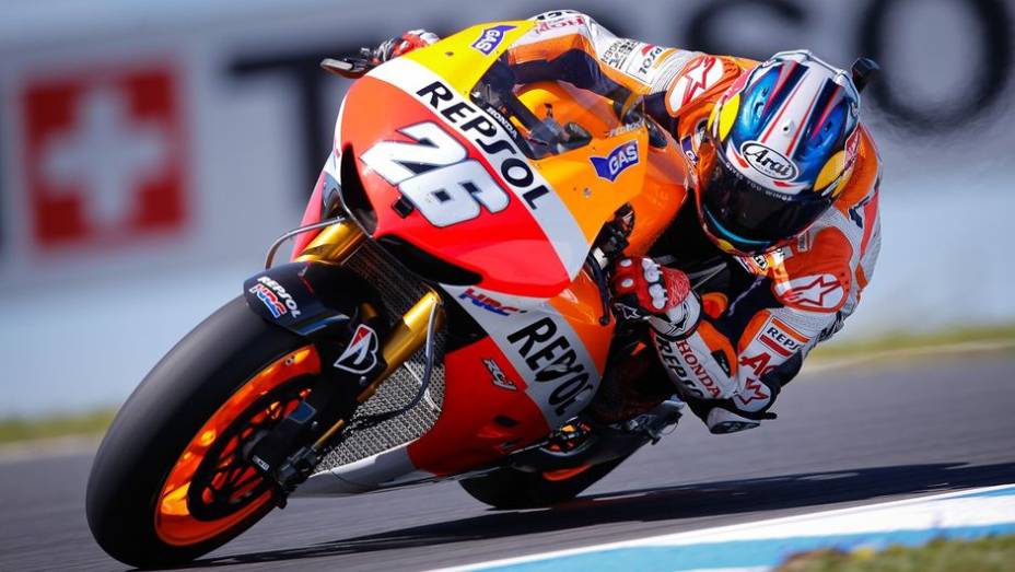 Dani Pedrosa (Repsol Honda Team) partirá em quinto | <a href="https://quatrorodas.abril.com.br/moto/noticias/motogp-lorenzo-pole-australia-757585.shtml" rel="migration">Leia mais</a>