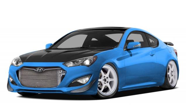 Hyundai Genesis Coupe Bisimoto | <a href="https://quatrorodas.abril.com.br/noticias/fabricantes/hyundai-mostra-genesis-1-000-cv-755022.shtml" rel="migration">Leia mais</a> | <a href="https://quatrorodas.abril.com.br/galerias/especiais/sema-show-2013-parte-2-759077.shtml" rel="migration">V</a>