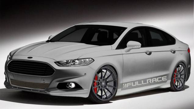 Ford Fusion Full-Race Motorsports | <a href="https://quatrorodas.abril.com.br/noticias/fabricantes/ford-mostrara-fusion-400-cavalos-sema-show-757813.shtml" rel="migration">Leia mais</a>