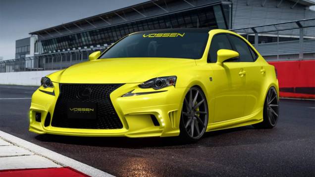 Lexus IS 350 by Vossen | <a href="https://quatrorodas.abril.com.br/noticias/fabricantes/lexus-mostrara-nove-conceitos-sema-show-2013-758950.shtml" rel="migration">Leia mais</a>