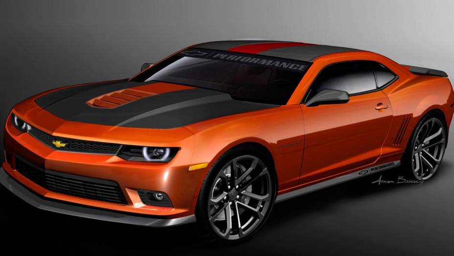 Chevrolet Performance Garage Camaro | <a href="https://quatrorodas.abril.com.br/noticias/fabricantes/chevrolet-revela-mais-novidades-sema-show-759265.shtml" rel="migration">Leia mais</a> | <a href="https://quatrorodas.abril.com.br/galerias/especiais/sema-show-2013-parte-1-" rel="migration"></a>