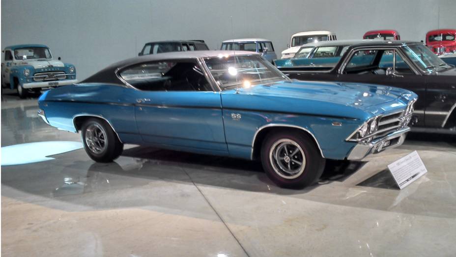 A ala dos muscle-cars está muito bem representada com ícones como o Chevelle SS | <a href="https://quatrorodas.abril.com.br/reportagens/classicos/visitamos-gm-heritage-center-771490.shtml" rel="migration">Leia mais</a>