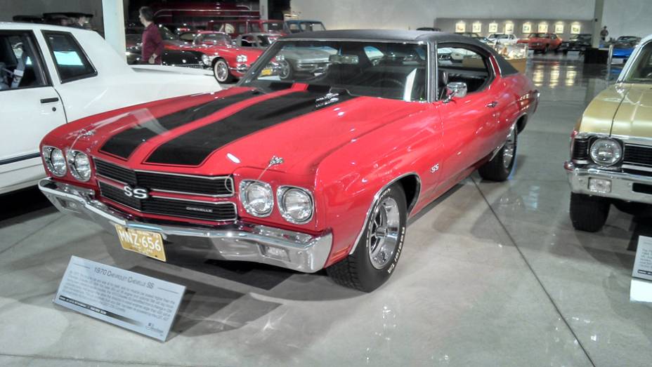 Esta unidade da segunda geração do Chevelle SS foi feita em 1970, auge dos potentes (e beberrões) motores V8 | <a href="https://quatrorodas.abril.com.br/reportagens/classicos/visitamos-gm-heritage-center-771490.shtml" rel="migration">Leia mais</a>