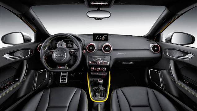 Dentro da cabine a Audi optou por um tema preto combinado com escalas de cinza escuro para os instrumentos... | <a href="https://quatrorodas.abril.com.br/noticias/saloes/genebra-2014/audi-lanca-oficialmente-s1-s1-sportback-2014-773081.shtml" rel="migration">Leia mais</a> Dentro da cabine a Audi optou por um tema preto combinado com escalas de cinza escuro para os instrumentos... | <a href="https://quatrorodas.abril.com.br/noticias/saloes/genebra-2014/audi-lanca-oficialmente-s1-s1-sportback-2014-773081.shtml" rel="migration">Leia mais</a>