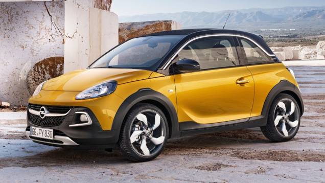 A Opel revelou a versão de produção do Adam Rocks | <a href="https://quatrorodas.abril.com.br/noticias/saloes/genebra-2014/opel-confirma-adam-rocks-genebra-774071.shtml" rel="migration">Leia mais</a>