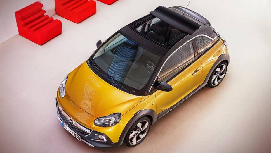 O recém-lançado motor 1.0 turbo de três cilindros da Opel estará disponível no Adam Rocks | <a href="http://quatrorodas.abril.com.br/noticias/saloes/genebra-2014/opel-confirma-adam-rocks-genebra-774071.shtml" rel="migration">Leia mais</a>