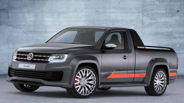 As primeiras imagens do Volkswagen Amarok Power concept chegaram à Internet | <a href="https://quatrorodas.abril.com.br/noticias/fabricantes/surgem-imagens-vw-amarok-power-concept-784231.shtml" rel="migration">Leia mais</a>
