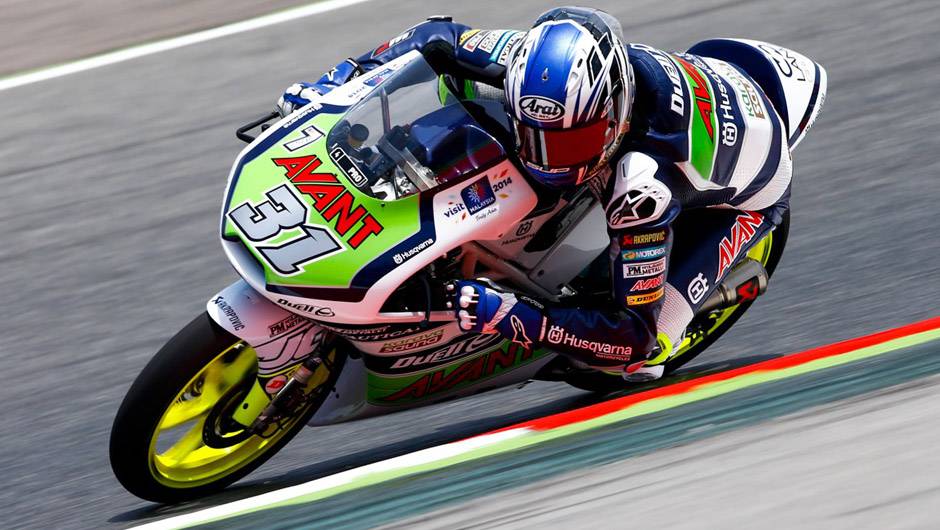 J&aacute; na Moto3, Niklas Ajo ponteou | <a href="https://quatrorodas.abril.com.br/moto/noticias/motogp-spargaro-surpreende-lidera-sexta-feira-786039.shtml" rel="migration">Leia mais</a>