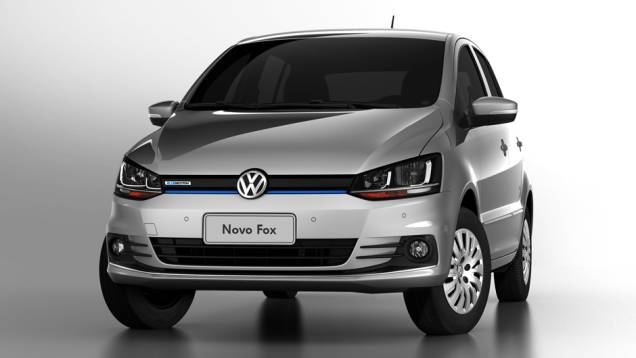 A versão Bluemotion segue disponível com motor 1.0 flex tricilíndrico | <a href="https://quatrorodas.abril.com.br/carros/lancamentos/volkswagen-fox-797087.shtml" rel="migration">Leia mais</a>