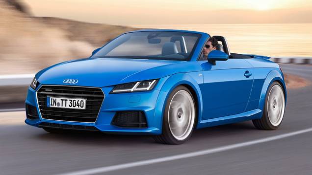 A Audi revelou os novíssimos TT e TTS roadster | <a href="https://quatrorodas.abril.com.br/noticias/saloes/paris-2014/audi-exibe-tt-tts-roadster-802308.shtml" rel="migration">Leia mais</a>