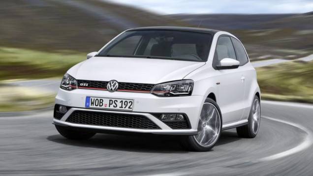 A Volkswagen mostrou oficialmente o seu Polo GTI reestilizado | <a href="https://quatrorodas.abril.com.br/noticias/saloes/paris-2014/polo-gti-reestilizado-ganha-mais-potencia-800463.shtml" rel="migration">Leia mais</a>
