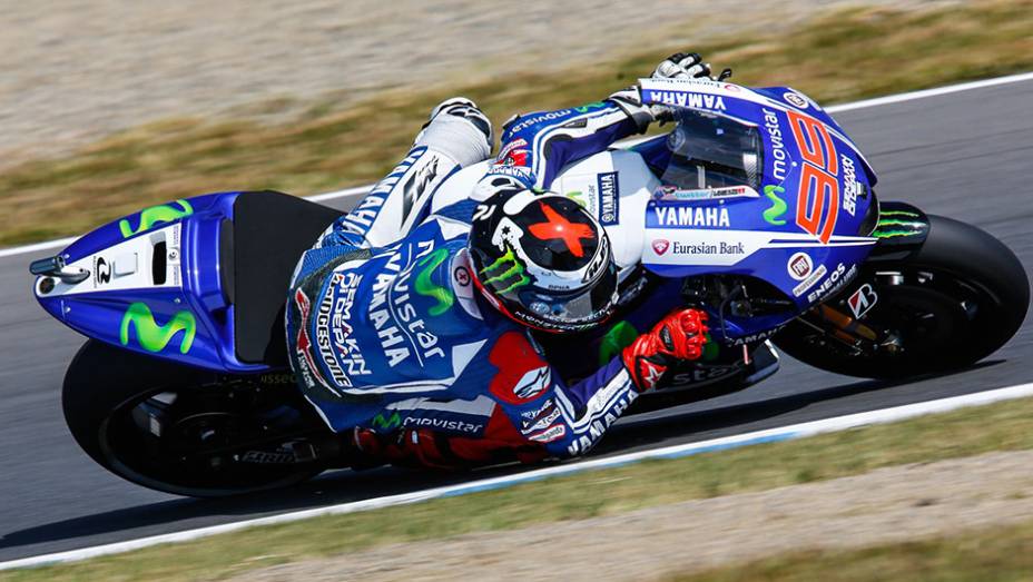 Jorge Lorenzo obteve a segunda posição | <a href="https://quatrorodas.abril.com.br/moto/noticias/motogp-dovizioso-mais-rapido-motegi-805474.shtml" rel="migration">Leia mais</a>