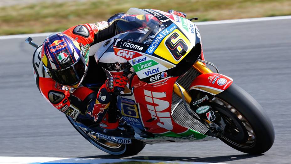 Em terceiro, ficou Stefan Bradl | <a href="https://quatrorodas.abril.com.br/moto/noticias/motogp-dovizioso-mais-rapido-motegi-805474.shtml" rel="migration">Leia mais</a>