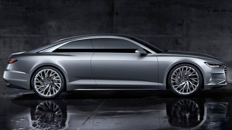 Ele foi preparado para antecipar a linha de desenho que a montadora alem&atilde; ir&aacute; seguir nos pr&oacute;ximos anos | <a href="https://quatrorodas.abril.com.br/noticias/saloes/losangeles-2014/conceito-audi-prologue-finalmente-revelado-816158.shtml" rel="migration">Leia mais</a>