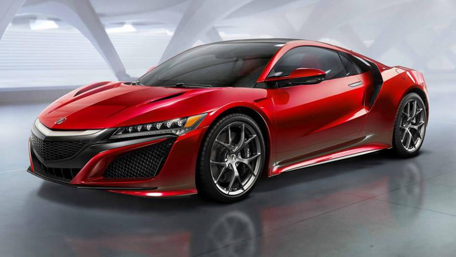 Acabou a espera. Após longos anos de desenvolvimento, a Acura finalmente revelou a versão de produção do NSX | <a href="https://quatrorodas.abril.com.br/noticias/saloes/detroit-2015/acura-oficializa-nsx-modelo-pode-vir-ao-brasil-824741.shtml" rel="migration">Leia mais</a>