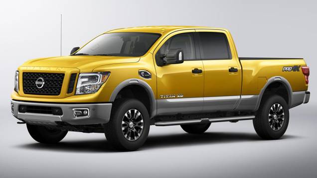 Nesta segunda-feira (12), a Nissan apresentou a nova Titan XD no Salão de Detroit | <a href="https://quatrorodas.abril.com.br/noticias/saloes/detroit-2015/nissan-enfim-apresenta-nova-titan-xd-824660.shtml" rel="migration">Leia mais</a>