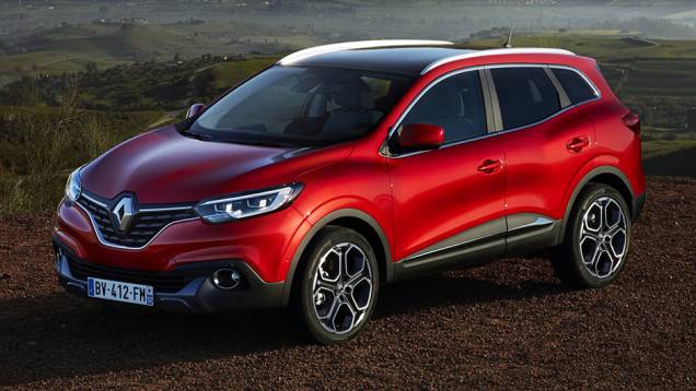 Depois de mostrar alguns teasers, a Renault revelou nesta segunda-feira (2) o utilitário esportivo Kadjar | <a href="https://quatrorodas.abril.com.br/noticias/saloes/genebra-2015/renault-kadjar-revelado-831000.shtml" rel="migration">Leia mais</a> Depois de mostrar alguns teasers, a Renault revelou nesta segunda-feira (2) o utilitário esportivo Kadjar | <a href="https://quatrorodas.abril.com.br/noticias/saloes/genebra-2015/renault-kadjar-revelado-831000.shtml" rel="migration">Leia mais</a>