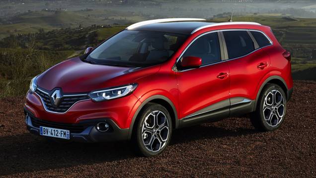 Depois de mostrar alguns teasers, a Renault revelou nesta segunda-feira (2) o utilitário esportivo Kadjar | <a href="https://quatrorodas.abril.com.br/noticias/saloes/genebra-2015/renault-kadjar-revelado-831000.shtml" rel="migration">Leia mais</a>