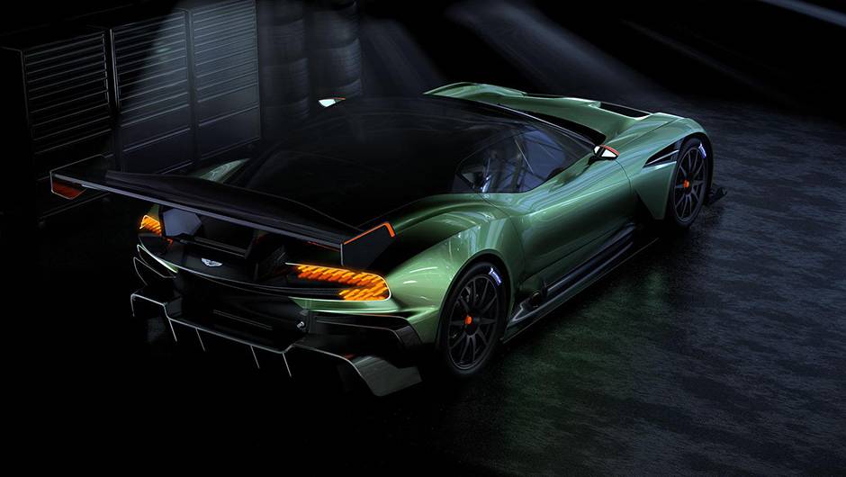 O bloco que equipa o competidor &eacute; o 7.0 V12 naturalmente aspirado, oferecendo mais de 800 cavalos de pot&ecirc;ncia | <a href="https://quatrorodas.abril.com.br/noticias/saloes/genebra-2015/aston-martin-vulcan-revelado-840800.shtml" rel="migration">Leia mais</a>