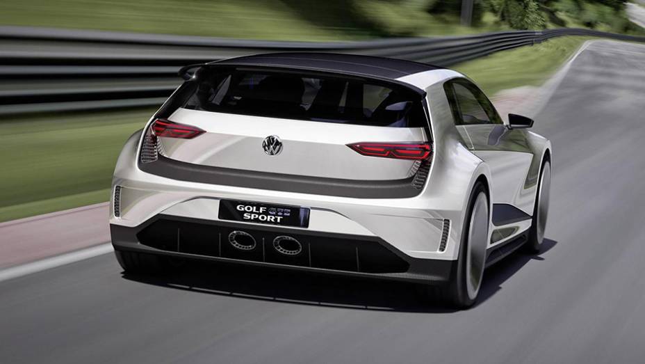 O Golf GTE Sport concept vai de 0 a 100 km/h em 4,3 segundos e alcança a velocidade máxima de 280 km/h | <a href="https://quatrorodas.abril.com.br/noticias/fabricantes/volkswagen-golf-gte-sport-concept-abusa-futurismo-864842.shtml" rel="migration">Leia mais</a>