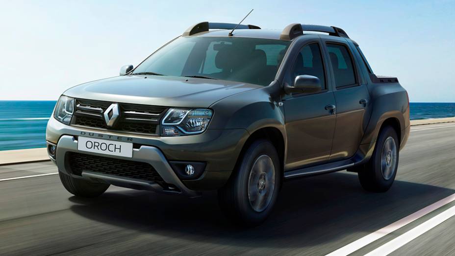 A nova picape média da Renault, como seu nome sugere, é baseada no utilitário Duster | <a href="https://quatrorodas.abril.com.br/noticias/saloes/buenos-aires-2015/renault-exibe-duster-picape-sandero-r-s-877281.shtml" rel="migration">Leia mais</a>