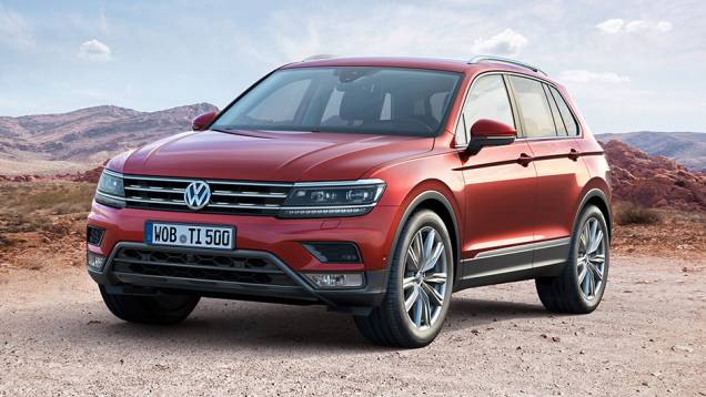 Basta olhar para o novo Tiguan para reparar: o visual da nova geração está bem mais esportivo | <a href="https://quatrorodas.abril.com.br/noticias/fabricantes/nova-geracao-volkswagen-tiguan-salto-tecnologico-904880.shtml" target="_blank" rel="migration">Leia mais</a>