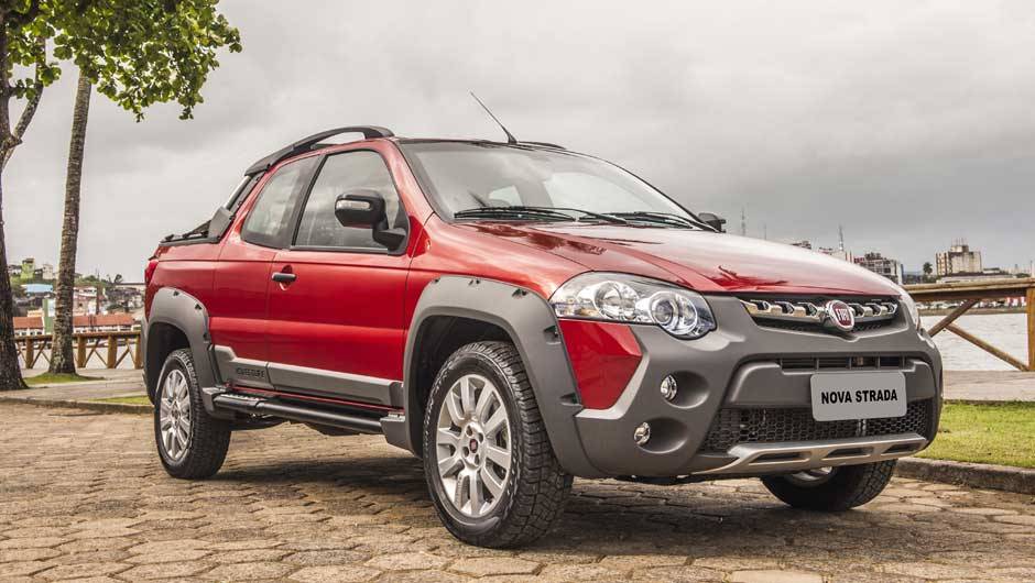 A picape ganhou uma terceira porta na vers&atilde;o com cabine dupla. Deu pra reparar? | <a href="https://quatrorodas.abril.com.br/carros/lancamentos/fiat-strada-2014-757188.shtml" rel="migration">Leia mais</a>